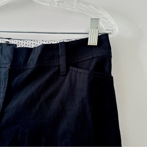 Talbots Black Perfect Short 13” Women's Size 4 Preppy Chino Classic Modest - Picture 6 of 14